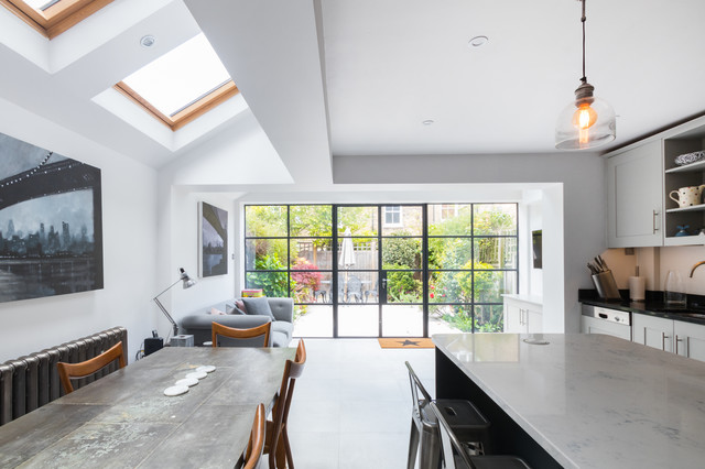 Extension, Clapham SW11 transitional-kitchen