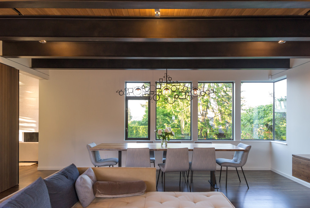 Contemporary dining room in Seattle.