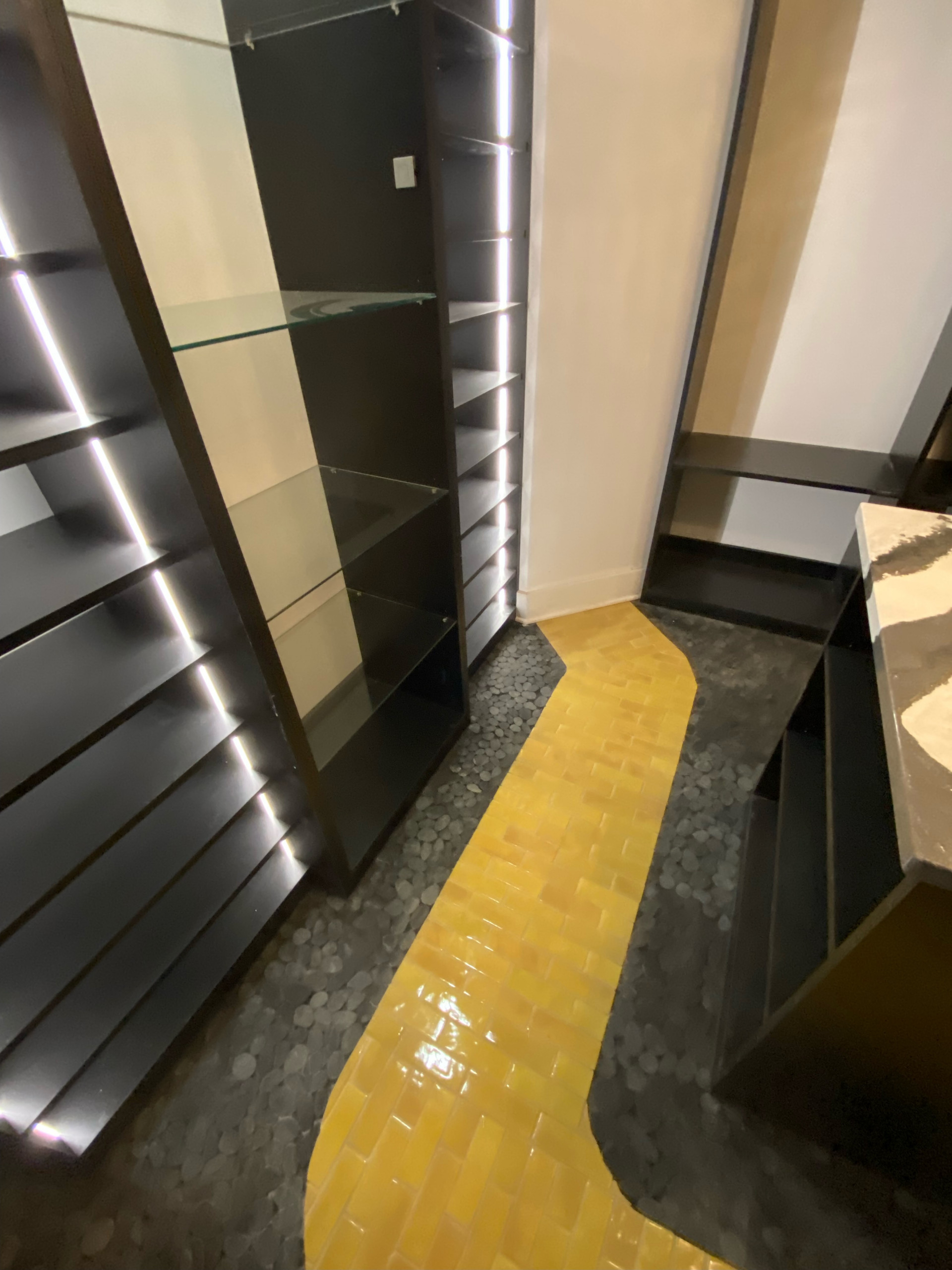 Yellow Brick Road Black Dressing Room