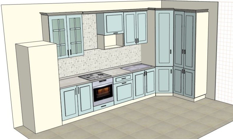 Угловая кухня