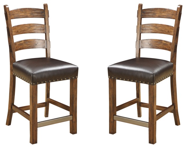 rustic pine bar stools