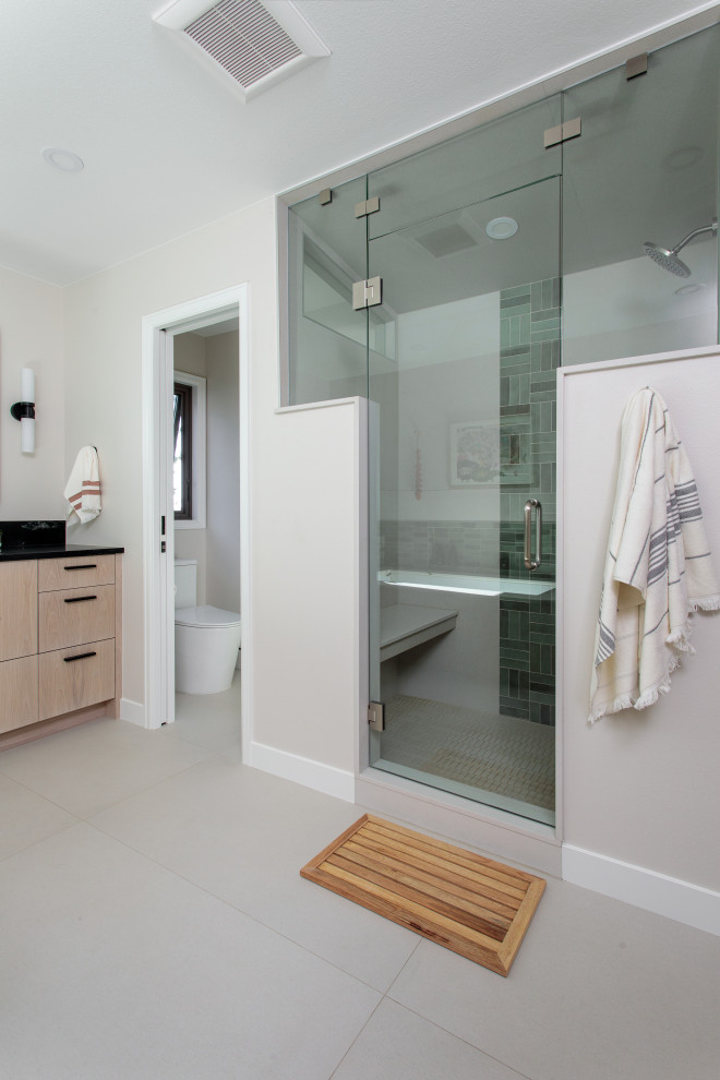 Updated primary bath - Genesee home