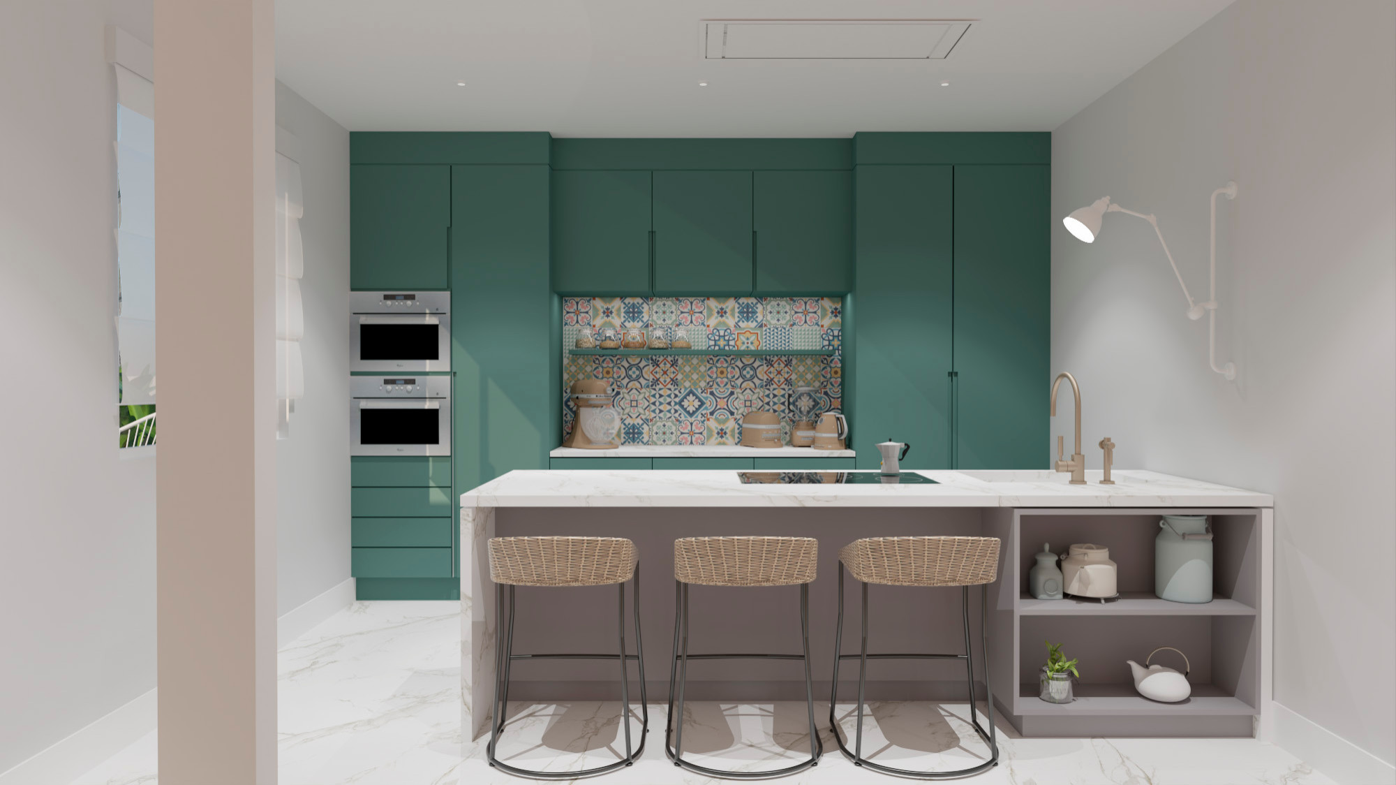 Reforma de cocina y salón en Barcelona