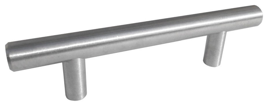 Celeste Bar Pull Cabinet Handle Brushed Nickel Stainless Steel, 7"x10"