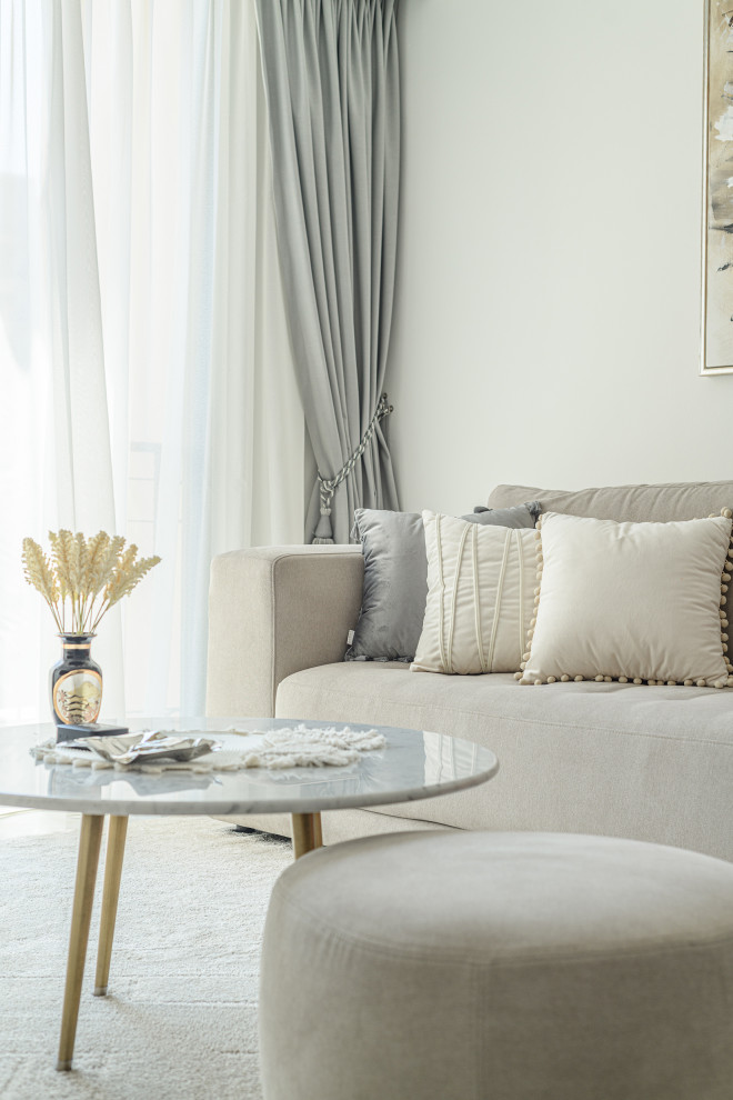 This is an example of a modern living room in Singapore.