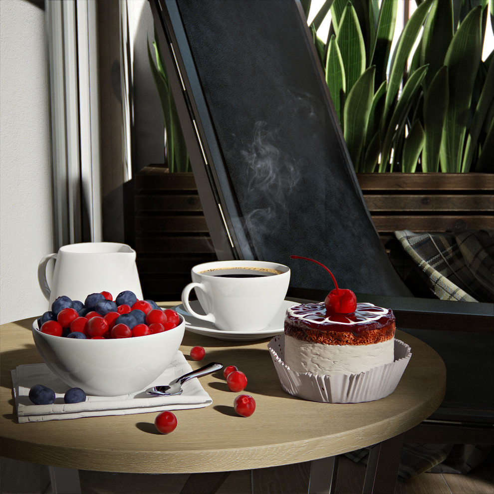 Лоджия с панорамными  окнами на 18 этаже