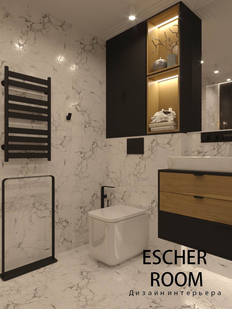 Ванная в мраморе