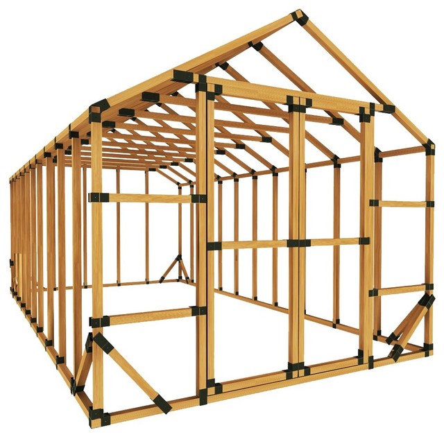 10x20 Standard Chicken Run Kit No Floor