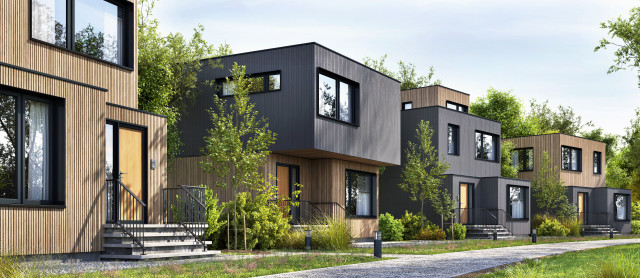 Modul - Tinyh&auml;user moderno-fachada