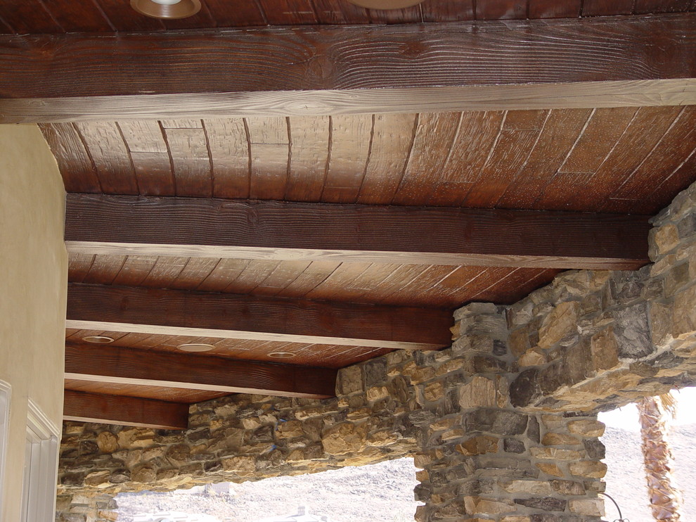 Faux Wood Beams by Realm of Designcustom - Traditional - Exterior - Las ...