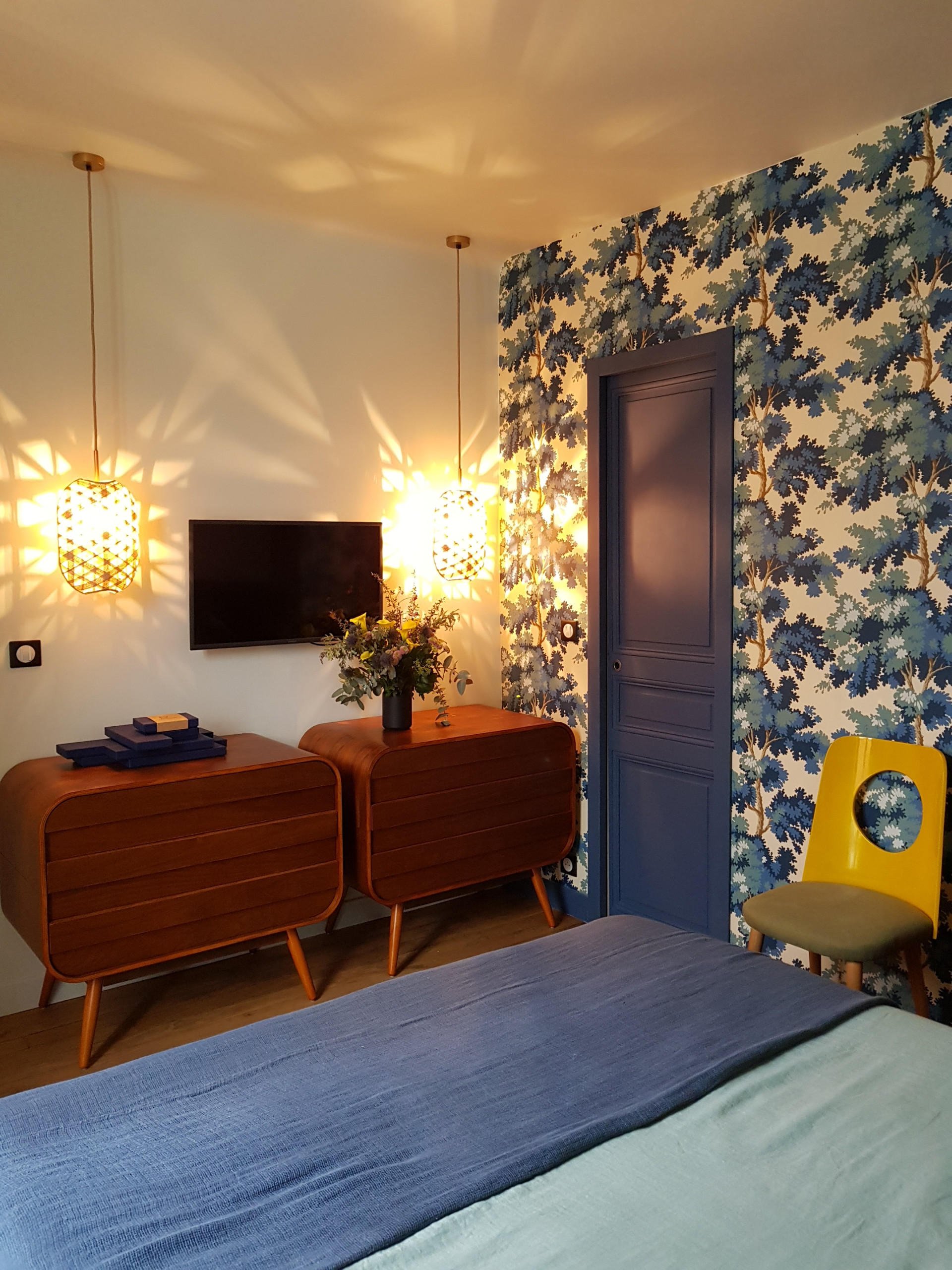 Chambre au feuillage