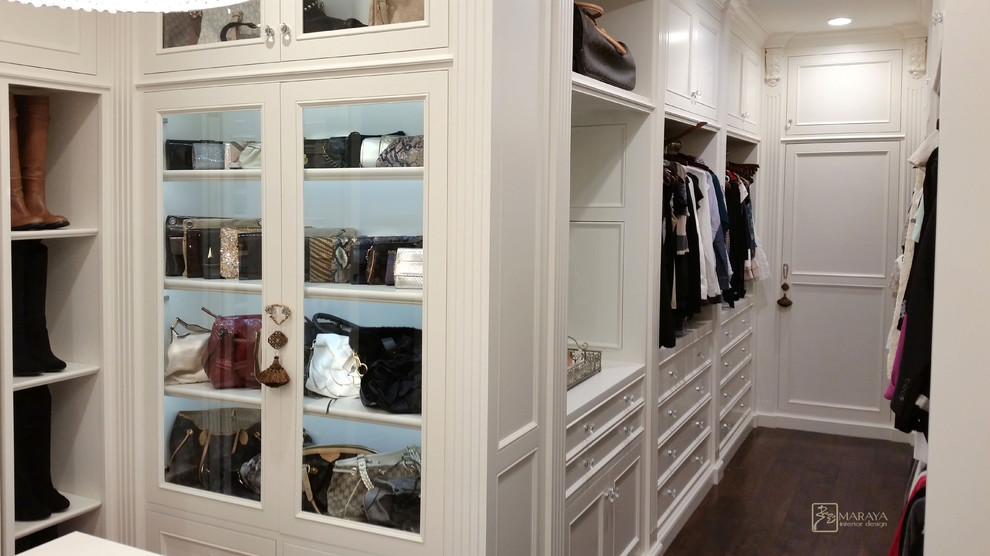 classic white closet - Traditional - Closet - Los Angeles - by Maraya ...