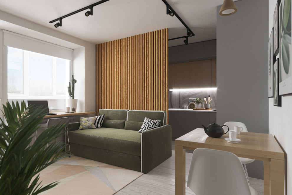 Светлый, воздушный интерьер в спокойных цветах