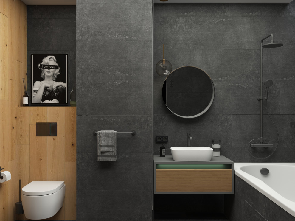 Ванна в стиле лофт