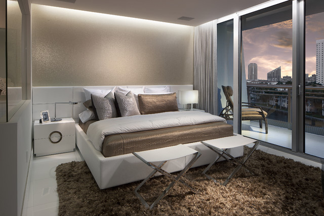 master bedroom - contemporary - bedroom - miami -rs3 designs