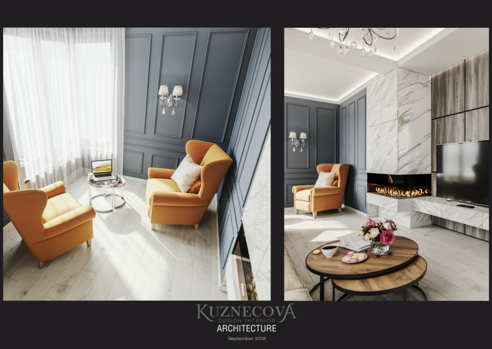 Дизайн проект квартиры 85 кв.м.