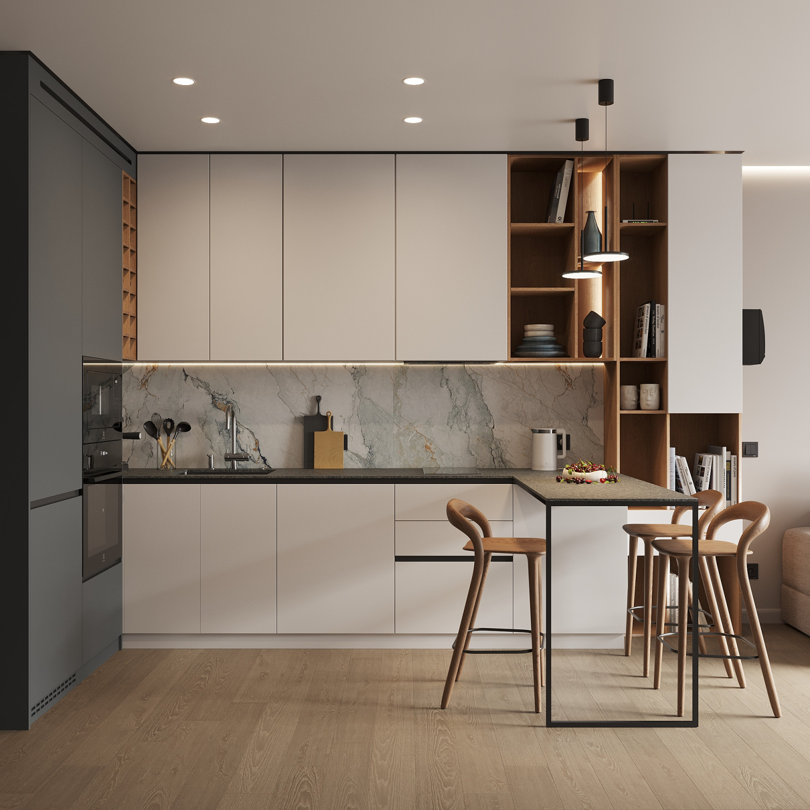 Имбирный чай_кухня-гостиная