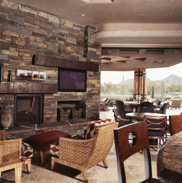 Whisper Rock Contemporary eclectico-salon