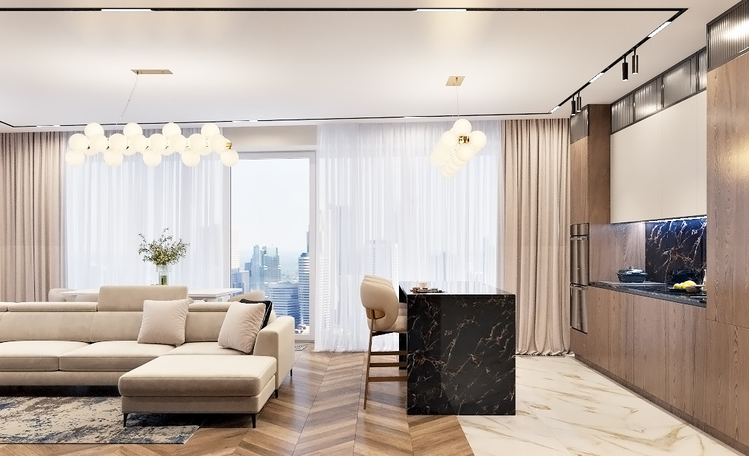 Проект квартиры, 130 м2