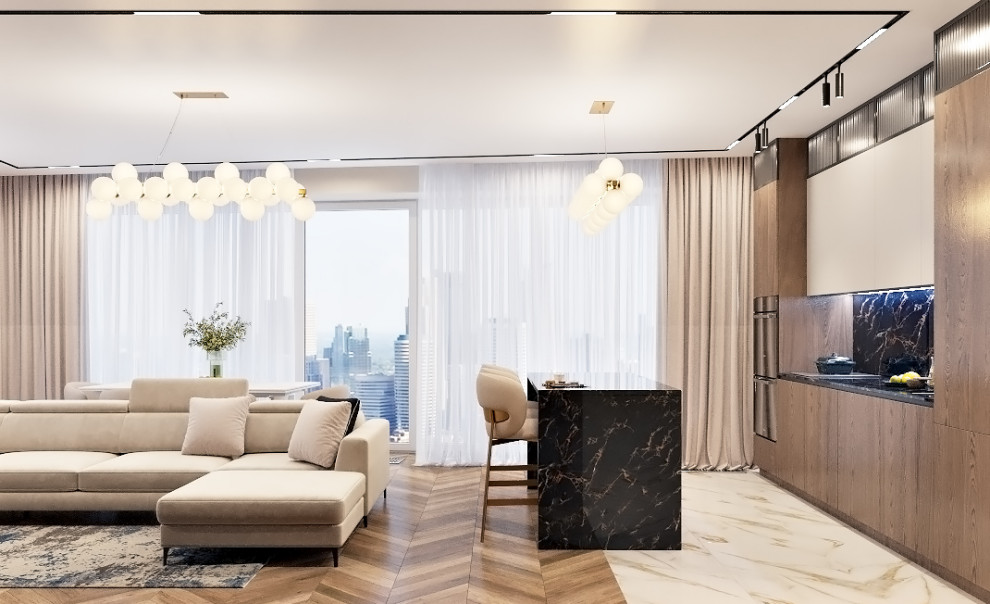 Проект квартиры, 130 м2