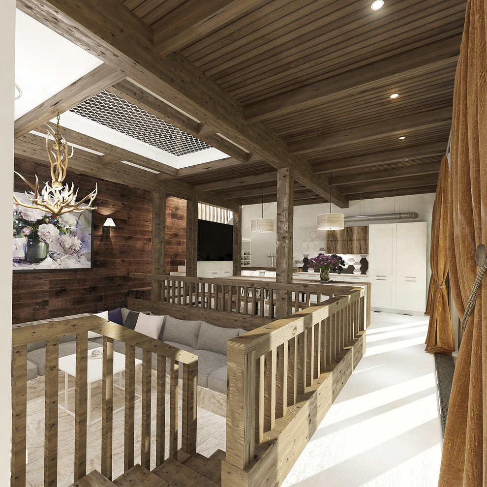 Каминная зона - кухня