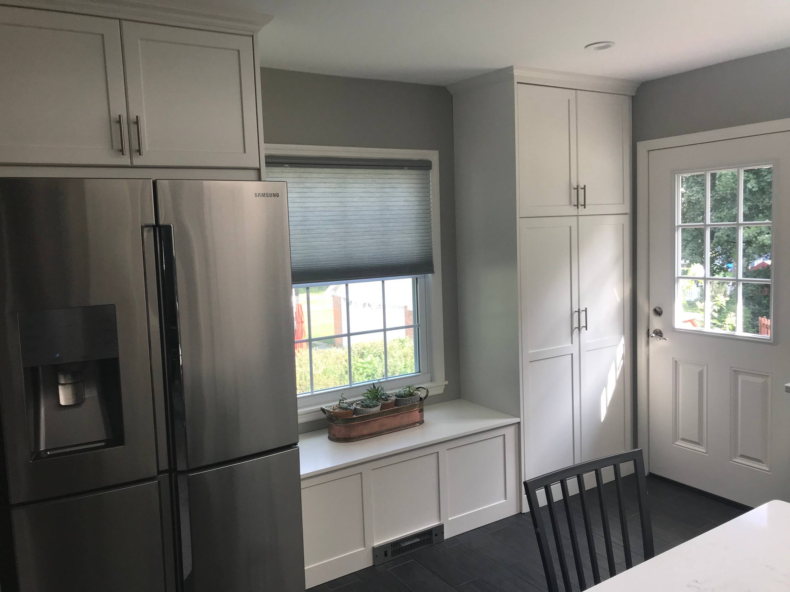 Grey and White Kitchen