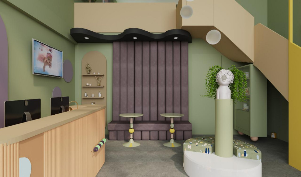 Интерьерная дизайнерская лестница из дерева