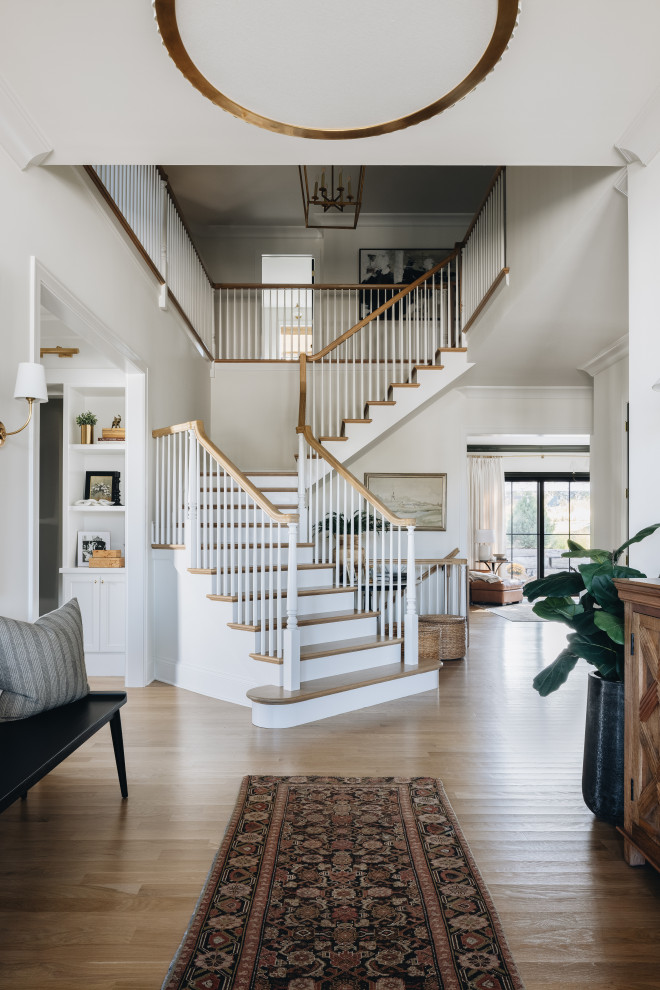 Transitional entryway photo in Chicago