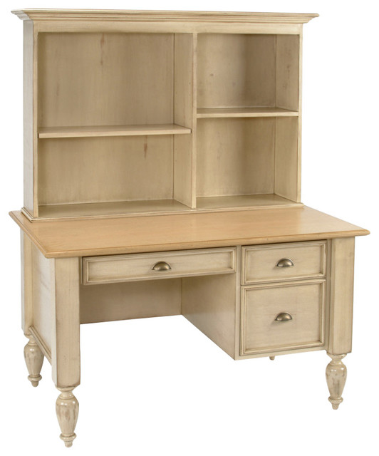 Junior Heritage Desk With Hutch Top Traditional Desks And