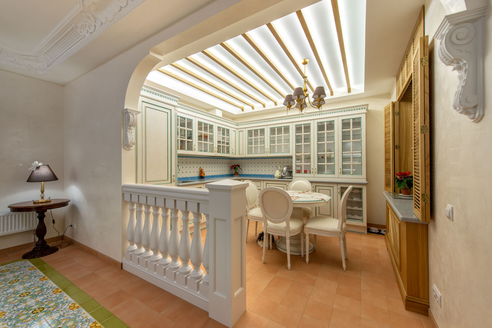 Реализованный проект в московском районе - Квартира в средиземноморском стиле