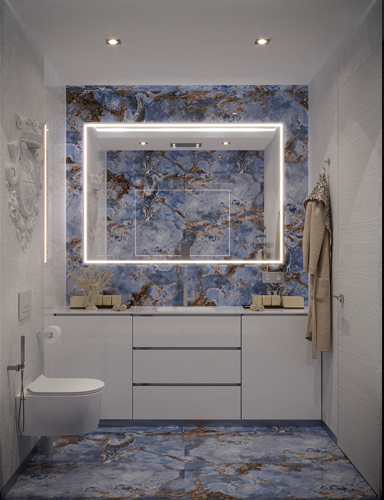 Голубая ванная