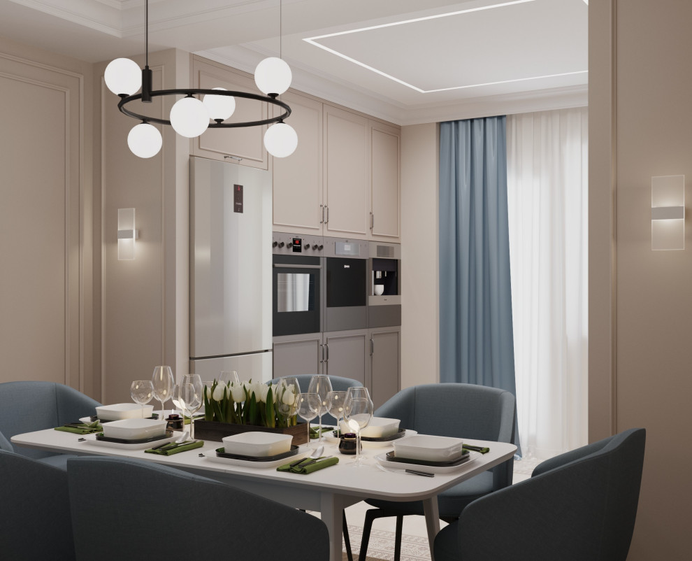 Дизайн-проект кухни, прихожей, гостиной