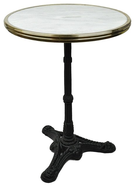 Accent Table With Solid White Marble Top And Black Iron Base Modern Design Accent Table With Solid White Marble Top And Black Iron Base Modern Design