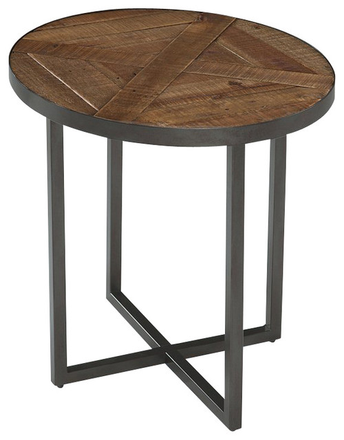 Magnussen Lakeside Oval End Table, Natural Sienna