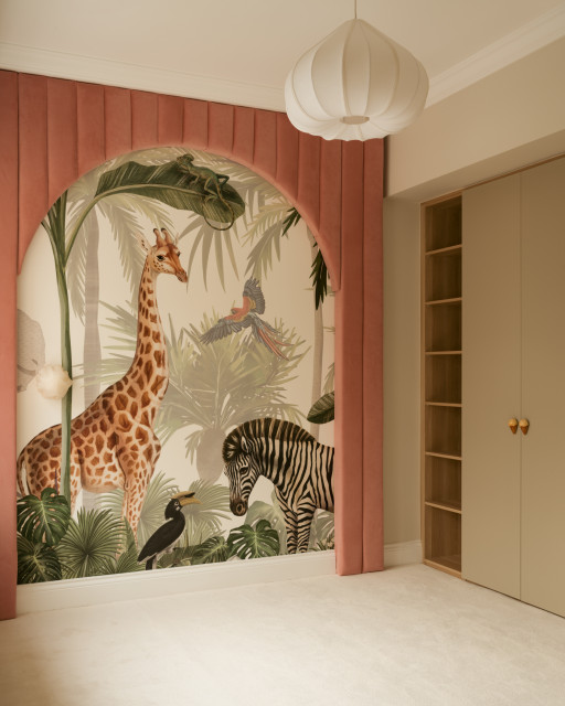 Full Design & Renovation of Beautiful Family Home, Chiswick modern-bedroom