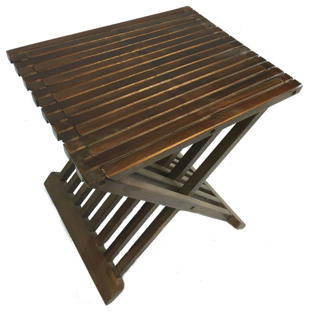 Foldable Teak Stool Transitional Shower Benches Seats By Foldable Teak Stool