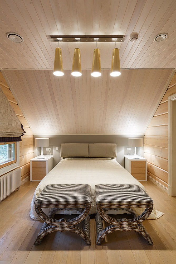 Загородный дом из клееного бруса компании Honka