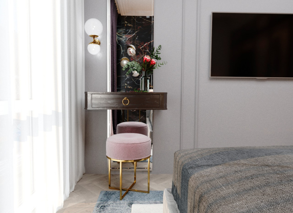 Проект: квартира 60 м2 на Королева, г. Санкт-Петербург