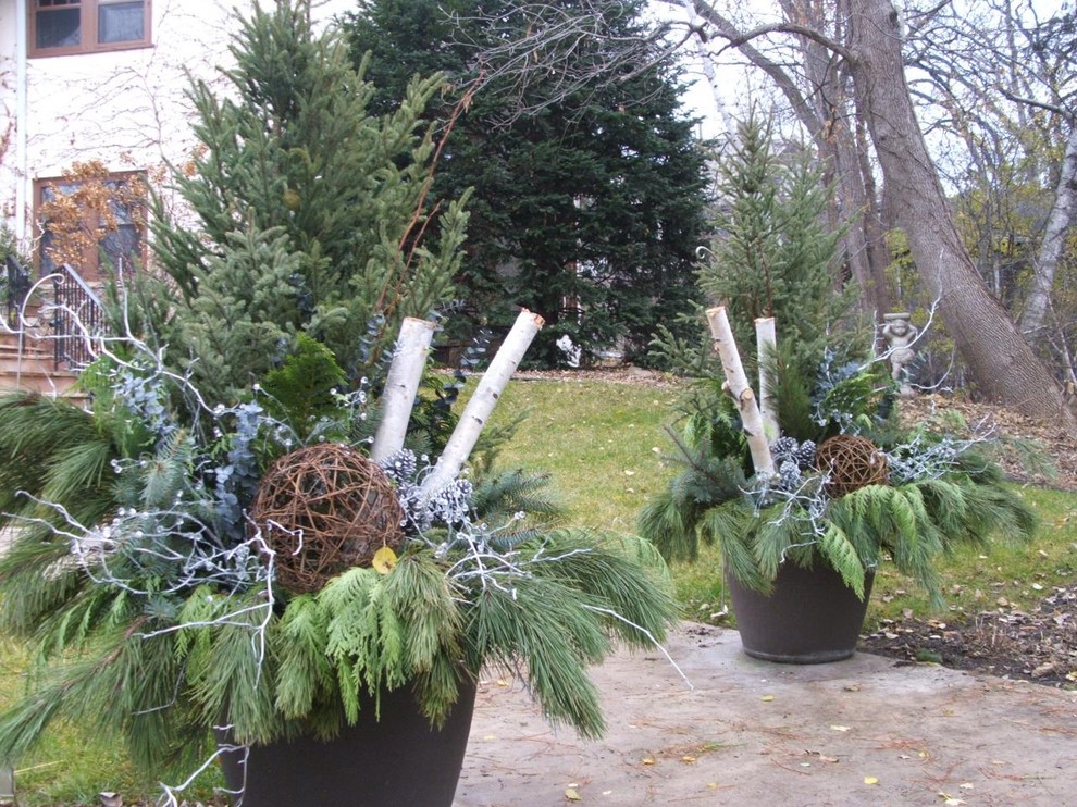 Design ideas for a traditional garden in Minneapolis.