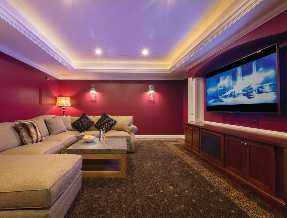 Photo of a home theatre in Baltimore.