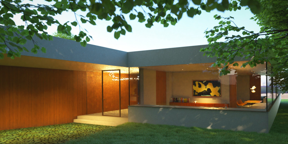 Modernes Arbeitszimmer in München