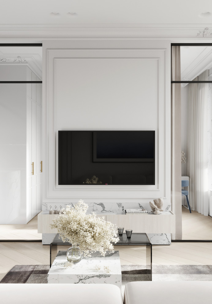 Однокомнатная квартира в стиле современной классики