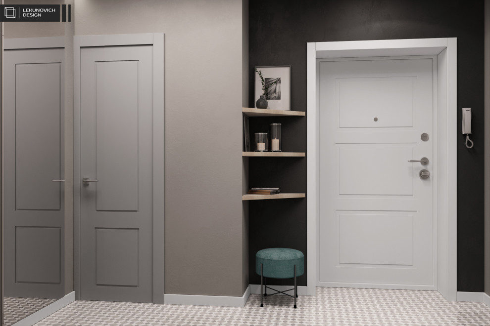 Дизайн проект в ЖК "Минск Мир" г. Минск - 44 м2