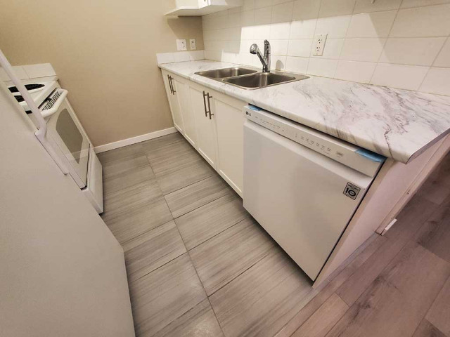 Move Out Deep Cleaning of a One bedroom plus Den Condo Located in Coquitlam BC C modern-kitchen
