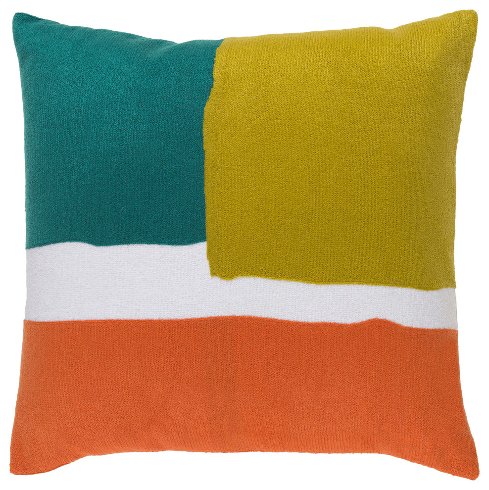 Harvey Pillow 22"x22"x5", Polyester Fill