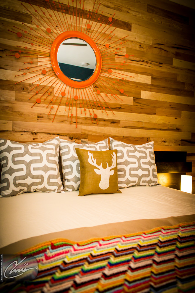 Photo of a contemporary bedroom in Dallas.