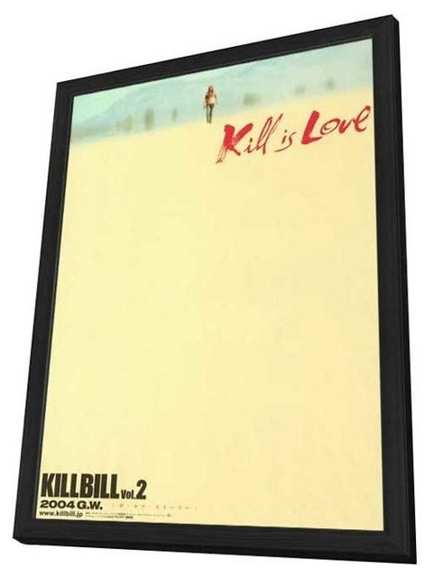 Kill Bill, Vol. 2 11 x 17 Poster - Foreign - Style A - in Deluxe Wood Frame
