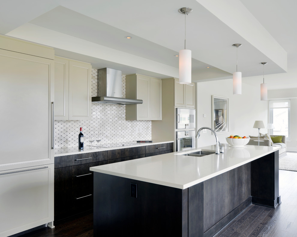 Transitional kitchen photo in Ottawa