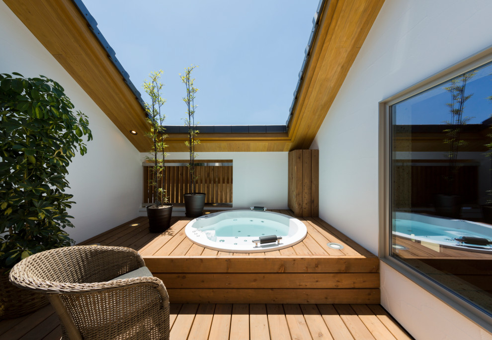 Design ideas for an asian pool in Tokyo.