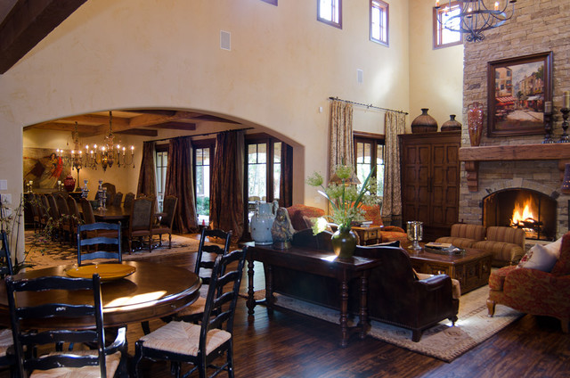 Texas Hill Country Style - Traditional - Living Room ...